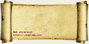 Jovana Kosanović vizit kartica